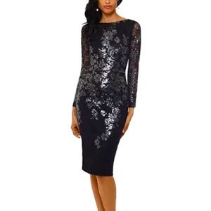 Xscape Sequined Sheath Dress